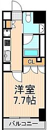 プラウドフラット浅草駒形 1Kの間取図画像