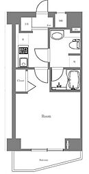 クレアシオン浅草2 1Kの間取図画像
