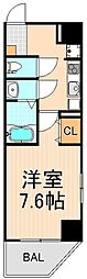 リブリ・UenoBuild 1Kの間取図画像