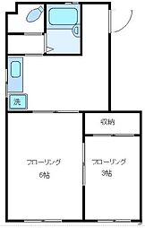 佐藤ビル 1SKの間取図画像