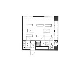 第二北條ビル 1Kの間取図画像