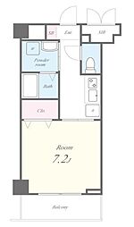 BLUEFOREST 1Kの間取図画像