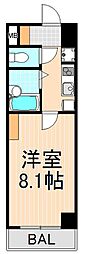 FCプレミール竜泉 ワンルームの間取図画像