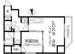 REGALO浅草 1LDKの間取図画像