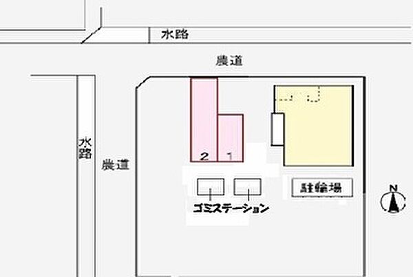 ベルヴィオラK 101｜愛媛県西条市船屋甲(賃貸アパート2LDK・1階・55.00㎡)の写真 その2