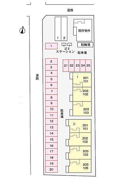 ベルヴィオラKII 201｜愛媛県西条市船屋甲(賃貸アパート2LDK・2階・58.33㎡)の写真 その2