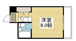 三光ガスビル ワンルームの間取図画像