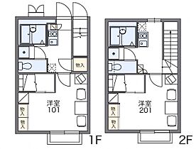 レオパレスJUN東野 201 ｜ 愛媛県松山市東野5丁目9-11（賃貸アパート1K・2階・26.08㎡） その10