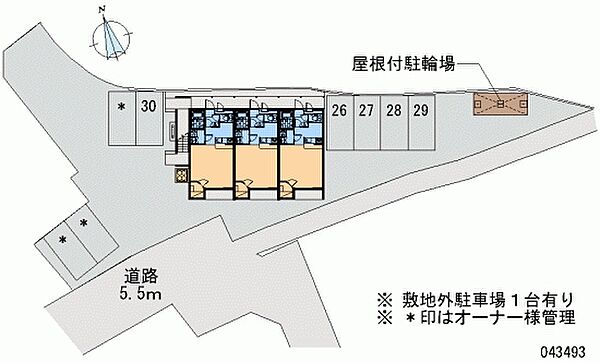 レオネクストルコフレII 101｜愛媛県松山市南久米町(賃貸アパート1K・1階・31.05㎡)の写真 その2