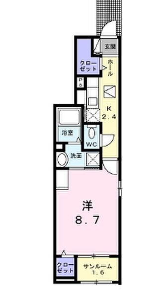 カーサフィオーレI 101｜愛媛県松山市鷹子町(賃貸アパート1K・1階・35.00㎡)の写真 その3