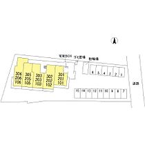 フェリシア朝生田 306 ｜ 愛媛県松山市朝生田町5丁目3-39（賃貸アパート1LDK・3階・43.75㎡） その3