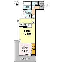 フェリシア朝生田 106 ｜ 愛媛県松山市朝生田町5丁目3-39（賃貸アパート1LDK・1階・43.75㎡） その2