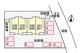 シャンテクレール 105 ｜ 愛媛県松山市北斎院町714-4（賃貸アパート1K・1階・31.79㎡） その3