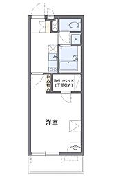 レオパレスマドンナ2 1Kの間取図画像