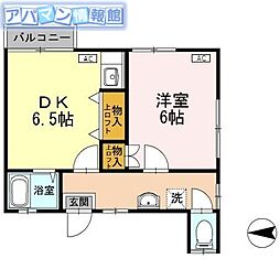 間取図画像 1DK