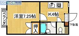 間取図画像 1K