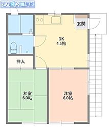 🉐敷金礼金0円！🉐コーポ川瀬