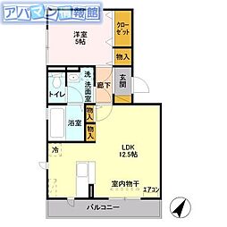 間取図画像 1LDK