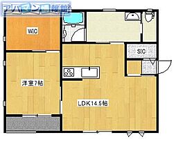 ヴィラスイート 1LDKの間取図画像