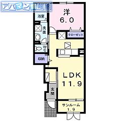 物件の間取り