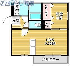 D-roomSUMON弁天橋 1LDKの間取図画像