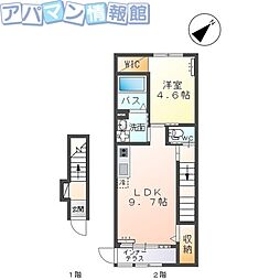フィグ・ガーデン 1LDKの間取図画像