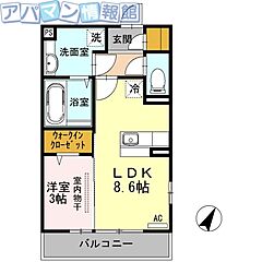 物件の間取り