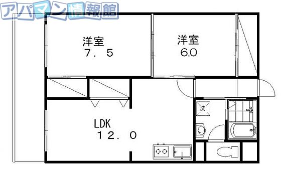 ハイツ仲田_間取り_0