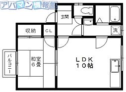 間取図画像 1LDK
