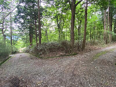 外観：色濃い自然が残る別荘地「箱根春山荘」約762坪の土地。