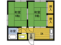 間取図画像 2DK