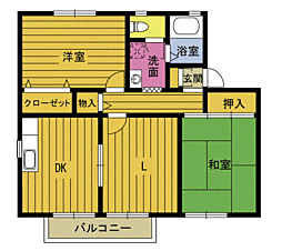 🉐敷金礼金0円！🉐エバーグレースムロヤＢ
