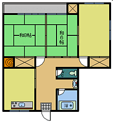 ベッテンビル 403 4階3DKの間取り