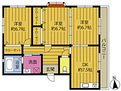 物件の間取り