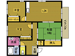 物件の間取り