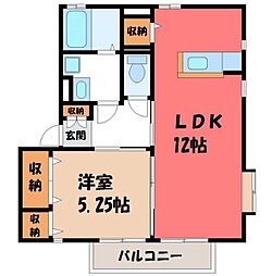 雀宮駅 6.5万円