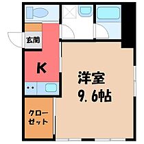 栃木県宇都宮市塙田3丁目（賃貸マンション1K・3階・32.23㎡） その2