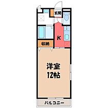 栃木県宇都宮市御幸町（賃貸マンション1K・1階・33.39㎡） その2