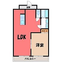 栃木県宇都宮市大通り2丁目（賃貸マンション1LDK・7階・45.36㎡） その2