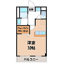 栃木県宇都宮市川田町（賃貸マンション1R・2階・35.10㎡） その2