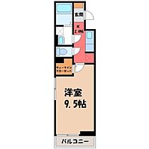 栃木県宇都宮市今宮4丁目（賃貸アパート1K・1階・30.42㎡） その2