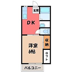 JR東北本線 宝積寺駅 徒歩15分