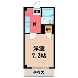 間取図画像 1K