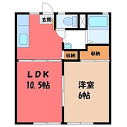 JR東北本線 宝積寺駅 徒歩20分