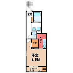 JR東北本線 雀宮駅 徒歩25分
