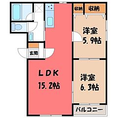物件の間取り