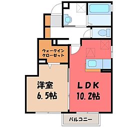 JR日光線 鹿沼駅 バス10分 千渡下車 徒歩8分