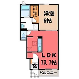 東武宇都宮線 西川田駅 5.6km