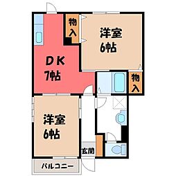 東武日光線 新鹿沼駅 バス15分 上殿丁字路下車 徒歩2分