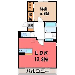 東武宇都宮線 西川田駅 徒歩17分